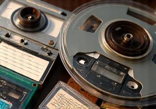 Audio and video tapes, including reel-to-reel tape